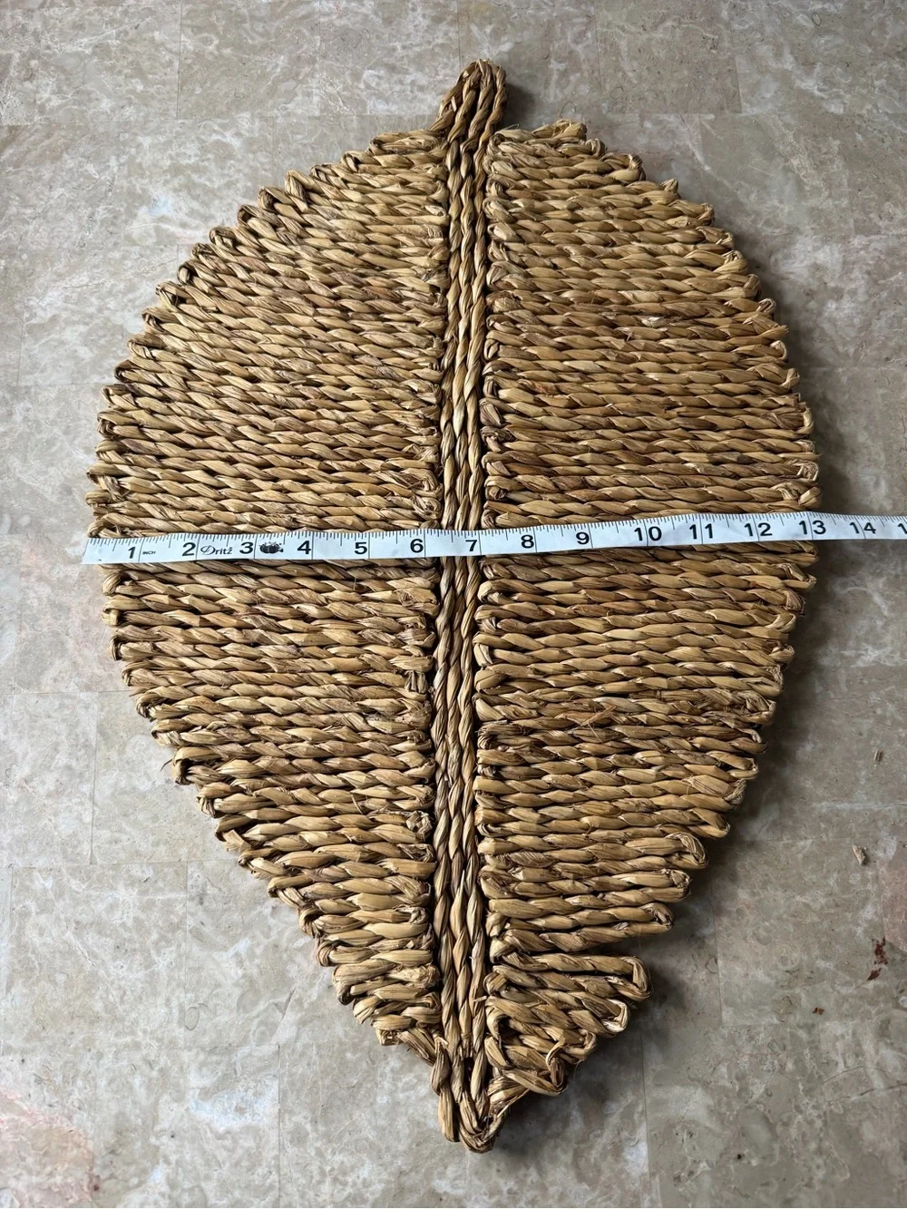 Braided Seagrass Trivet / Hot Pad - Natural